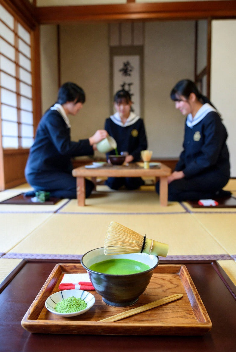 After-school rituals. 🍵🌸