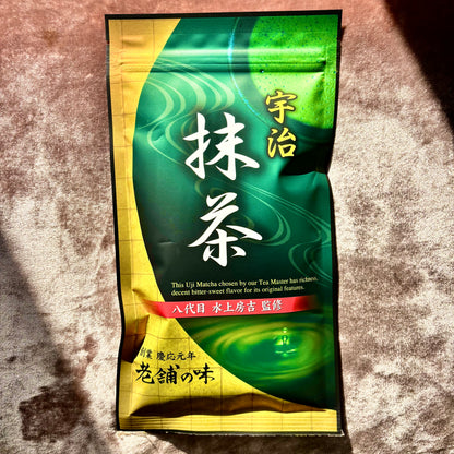 Uji Matcha 100g (3.53 oz) by Mizukami Seicha – Premium Japanese Matcha from Historic Uji, Kyoto | Rich Umami, Mellow Sweetness & Vibrant Color, Versatile for Daily Use, Lattes & Culinary