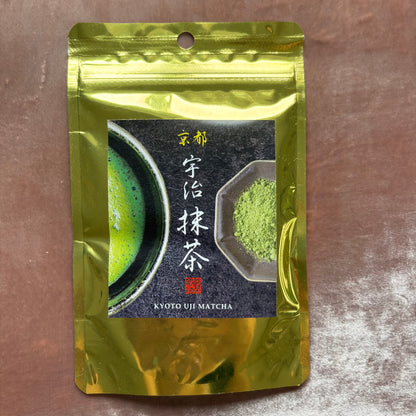 Kyoto Uji Matcha "Cha no Kura" 50g (1.76 oz) Premium Pouch – 100% Pure High-Grade Japanese Green Tea Powder | Rich, Creamy, and Deep Emerald Hue for Whisking, Lattes, and Baking (Resealable Bag)