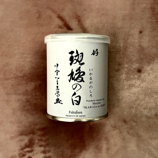 Matcha Ikaruga no Shiro 40g (1.41 oz) Tin by Fukujuen – Premium Uji Matcha from Kyoto | Clean & Refreshing Taste, Gentle Flavor, Easy Everyday Drinking