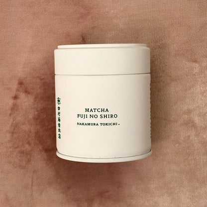 Matcha Fuji no Shiro 30g (1.06 oz) Tin by Nakamura Tokichi Honten – Premium Uji-Style Matcha from Kyoto | Gentle Bitterness, Refreshing Finish, Versatile for Usucha, Lattes & Confectionery