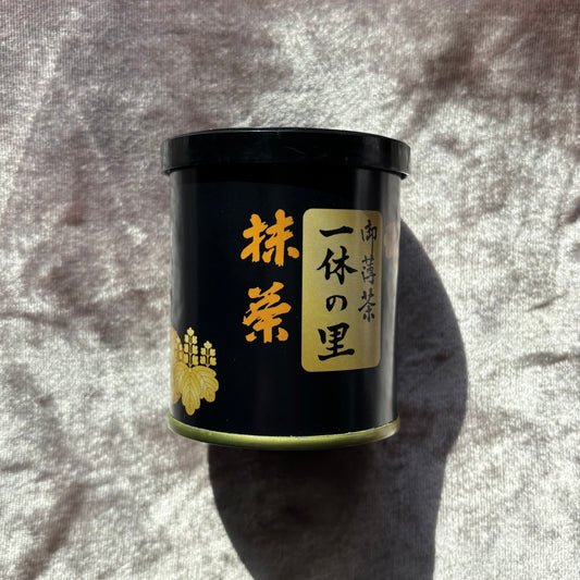 Matcha Ikkyu no Sato 30g (1.06 oz) Tin by Hosuien – Premium Everyday Matcha from Mie | Soft Mouthfeel, Gentle Aroma, Clean Finish & Easy Daily Drinking